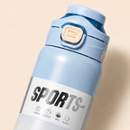 SPORT Stainless Steel Insulated Water Bottle with Straw – 800ml