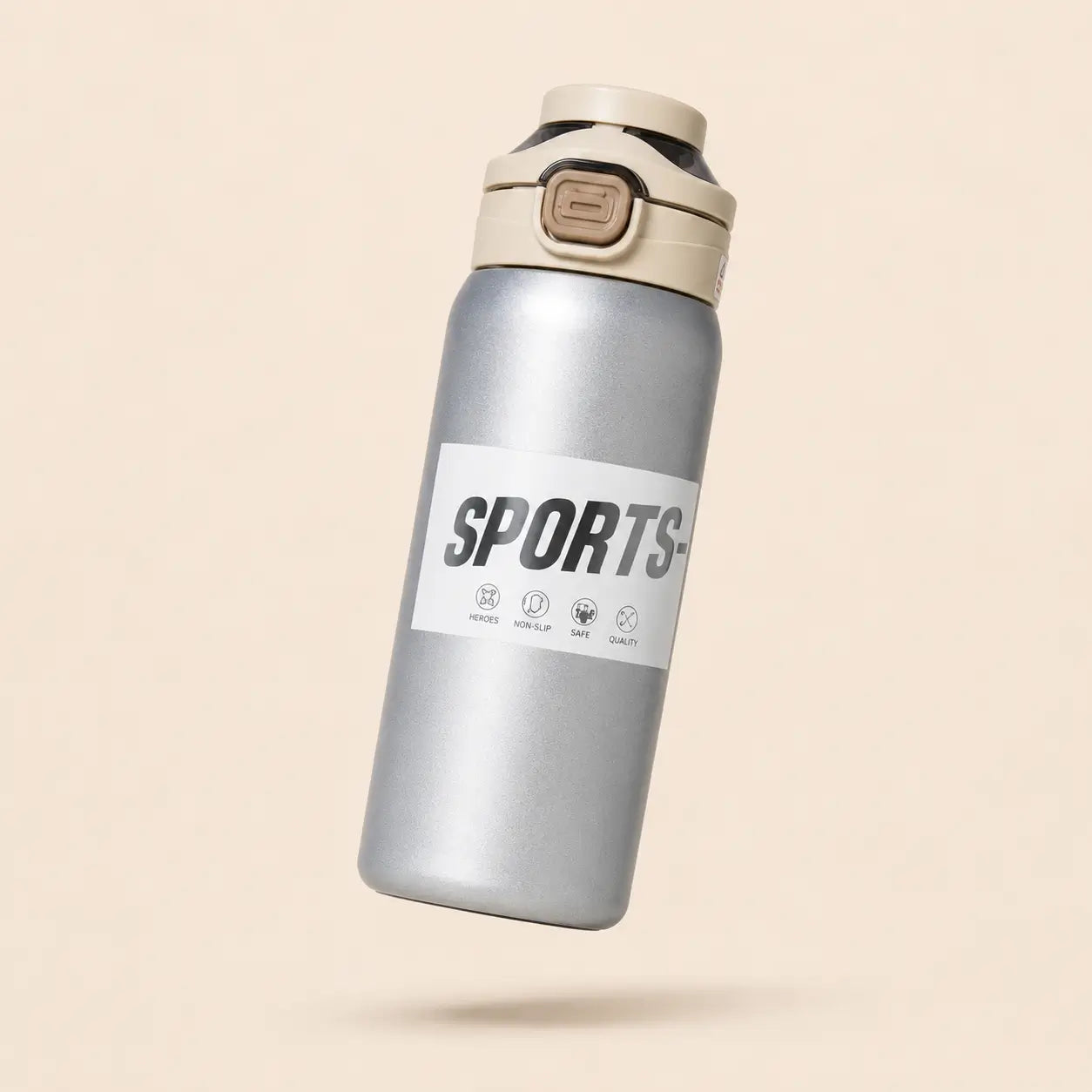 SPORT Stainless Steel Insulated Water Bottle with Straw – 800ml