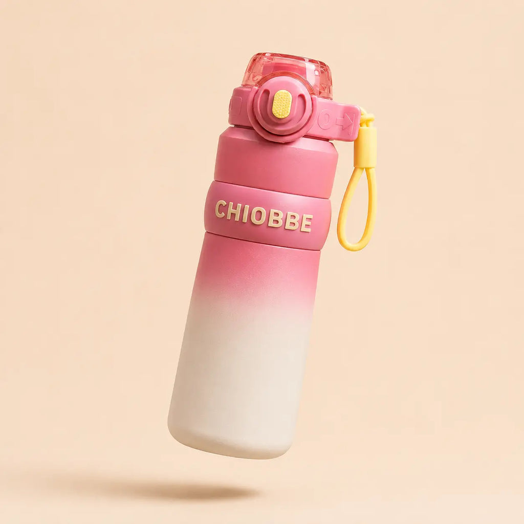 CHIOBBE Kids Stainless Steel Water Bottle with Straw – 560ml