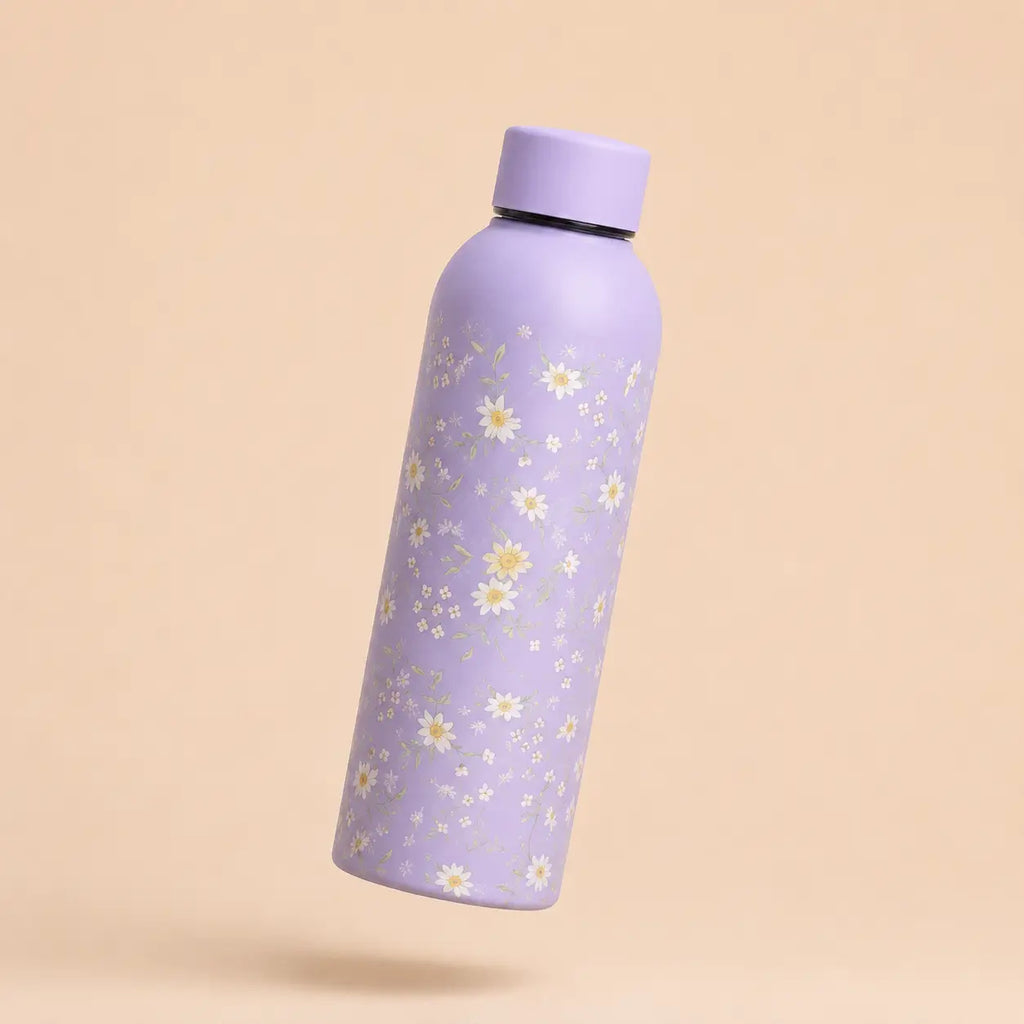 Sitarayuri Aesthetic Stainless Steel Water Bottle – 500ml
