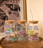 Personalized Glass Trio (Pack of 3) – Custom Glass Cup Gift Set