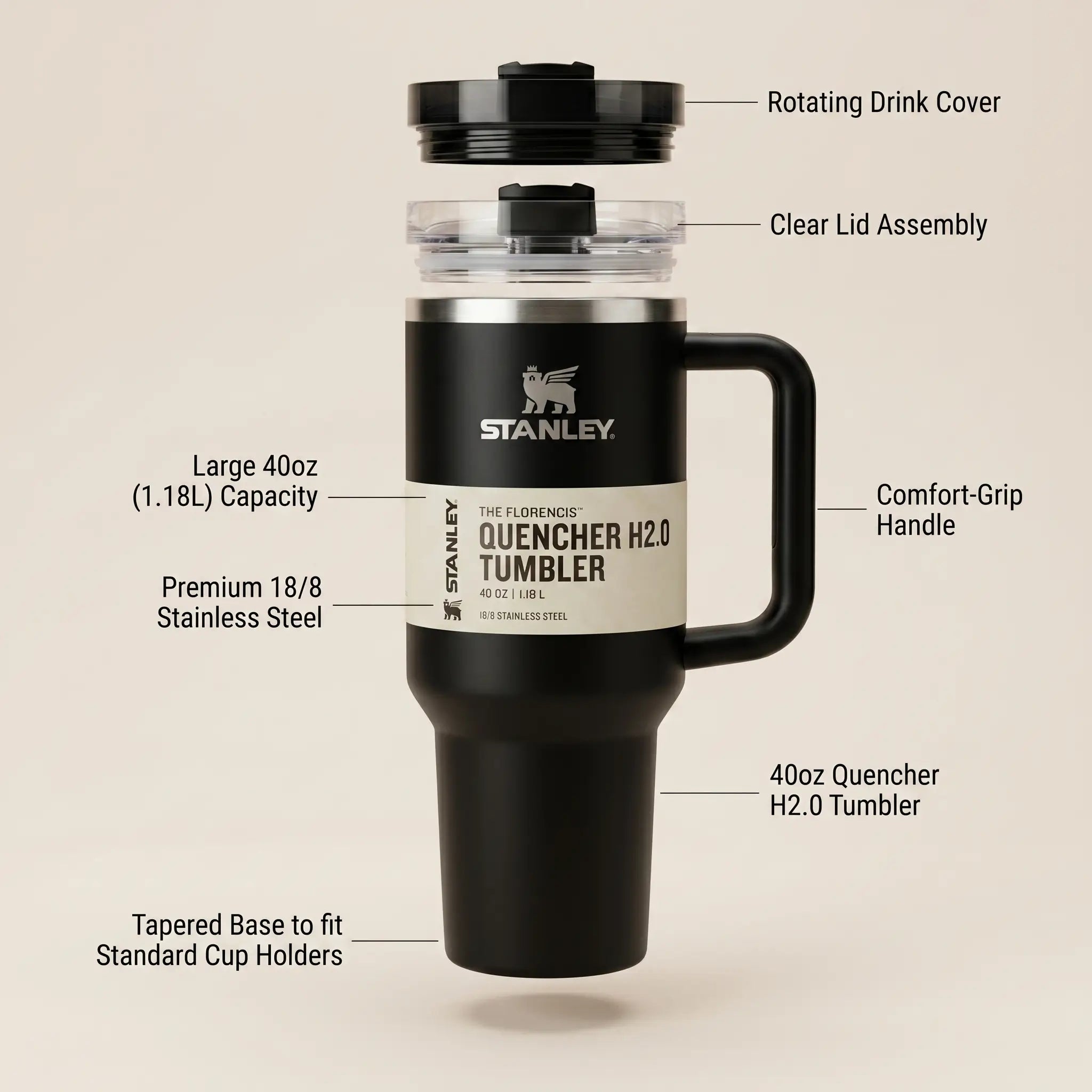 Stanley Quencher H2.0 Tumbler 40oz