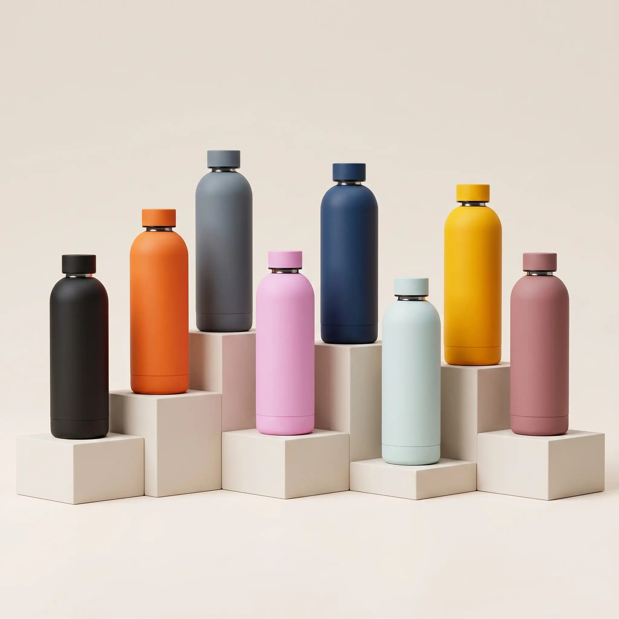 Stainless Steel Matte Insulated Thermos Bottle 500ml