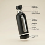 Stainless Steel Matte Insulated Thermos Bottle 500ml