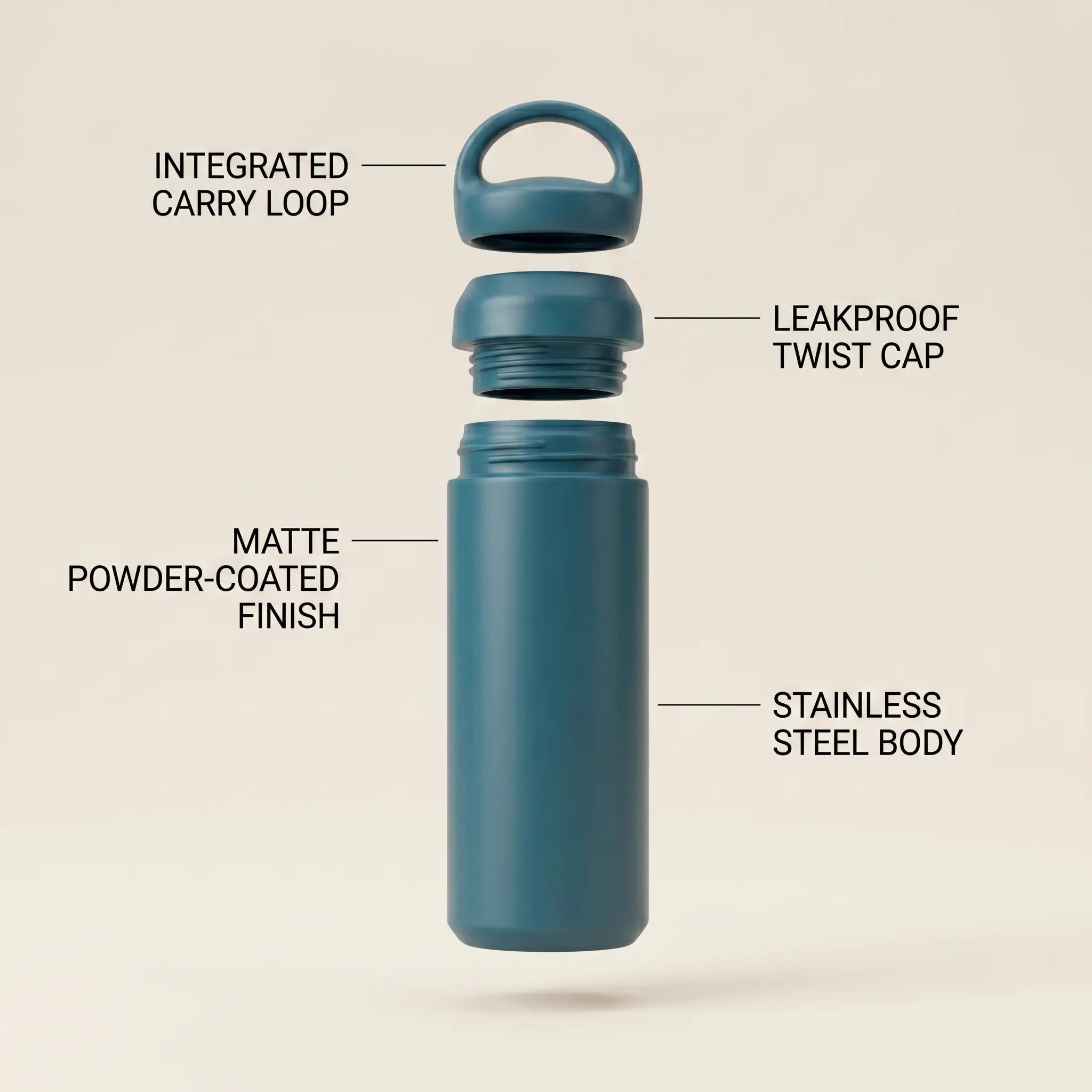 ThermoFlow 500ml Insulated Water Bottle