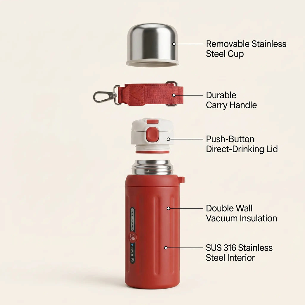 ThermoTrail Vacuum Bottle 600ml