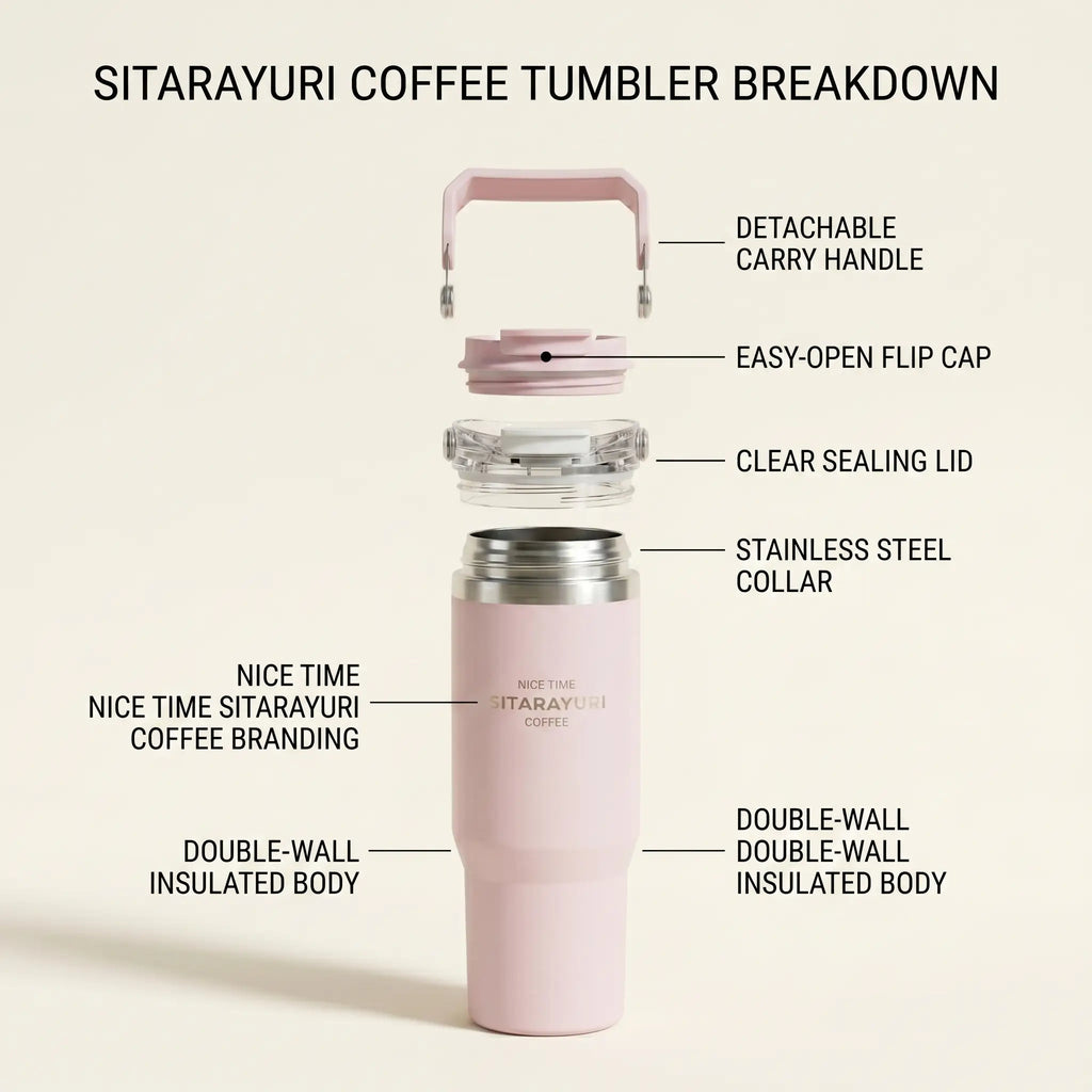 Sitarayuri Stainless Steel Vacuum Insulated Tumbler