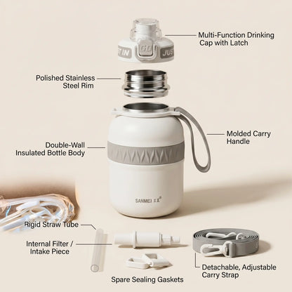 SnowNest Kids Insulated Bottle 16oz