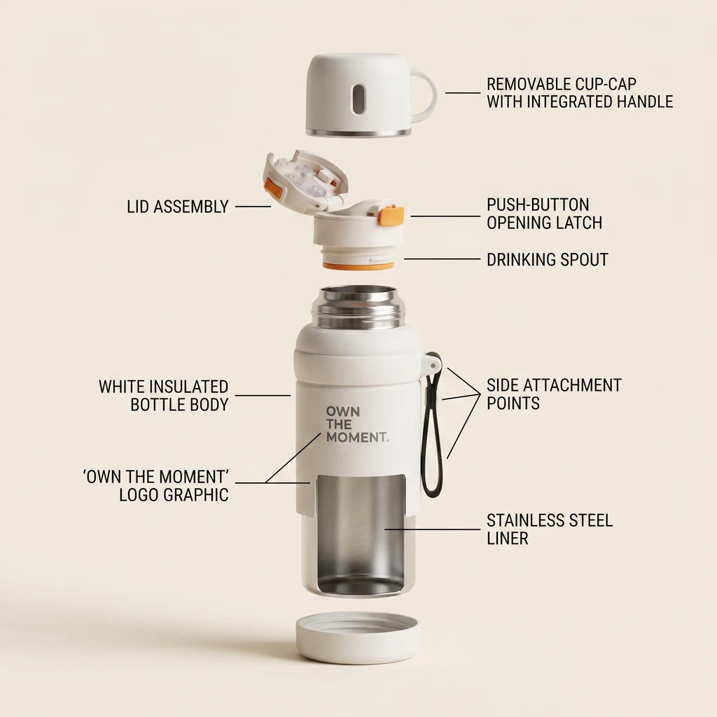 ONE Stainless Steel Insulated Water Bottle – 850ml