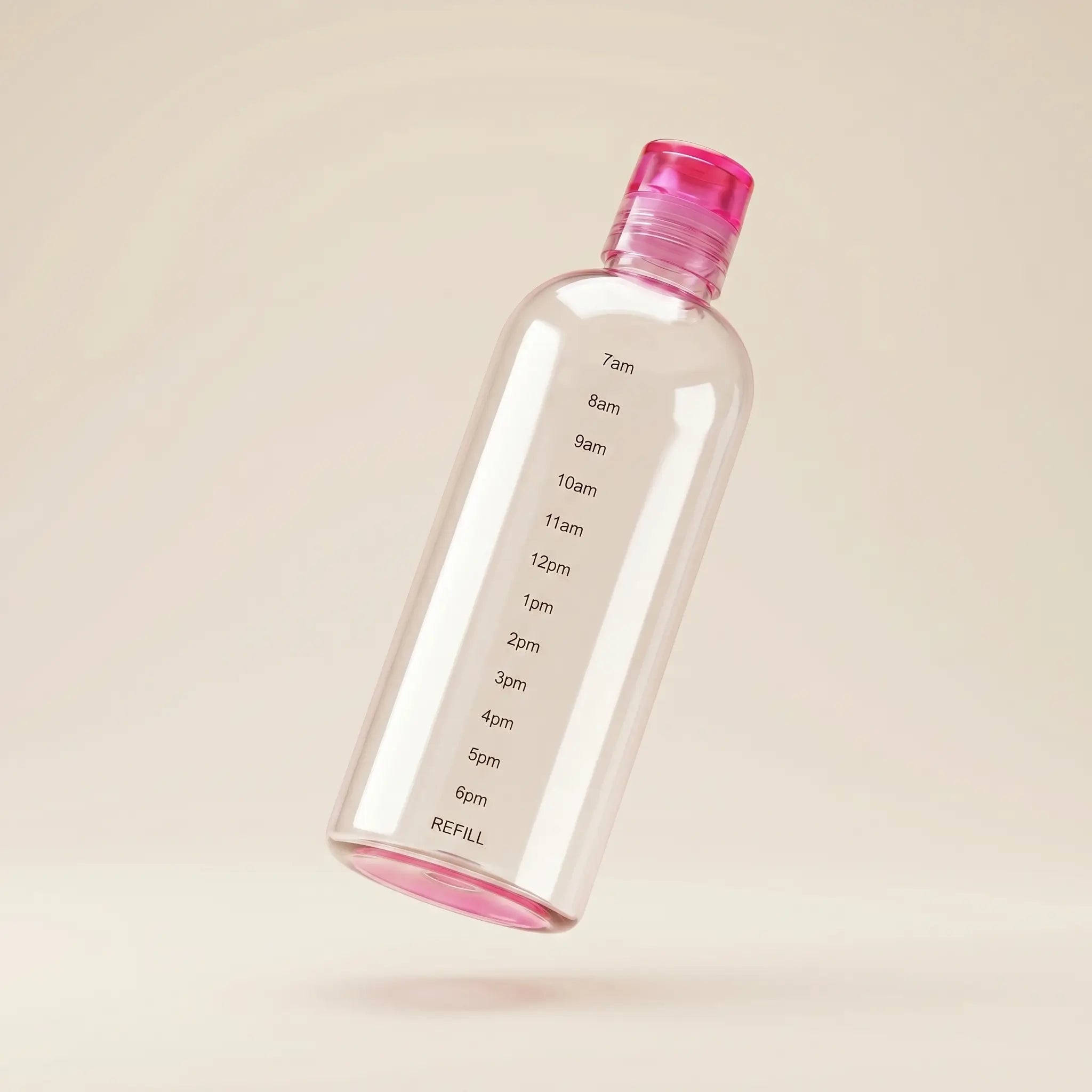 Transparent Glass Water Bottle | 500ml