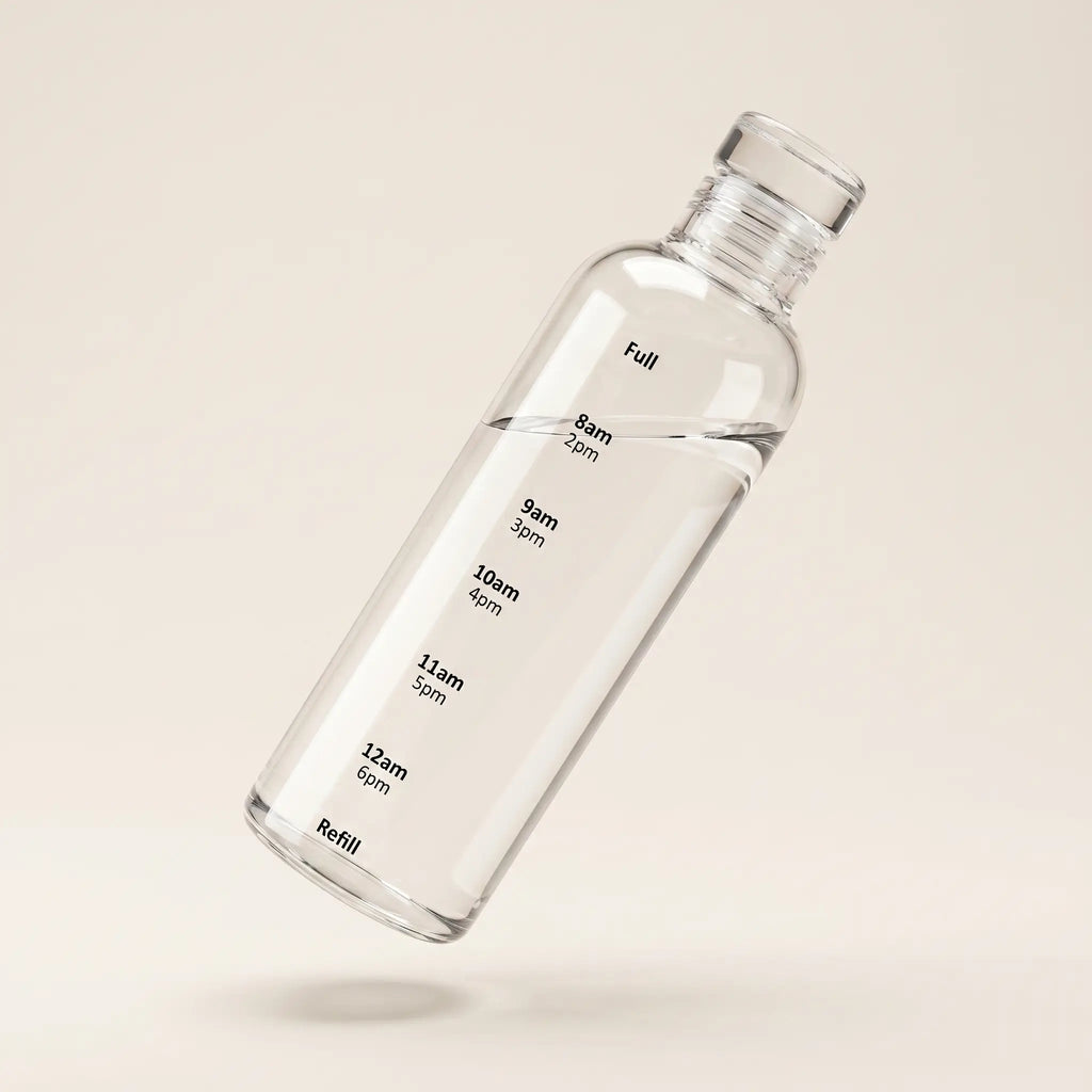 Transparent Glass Water Bottle | 500ml