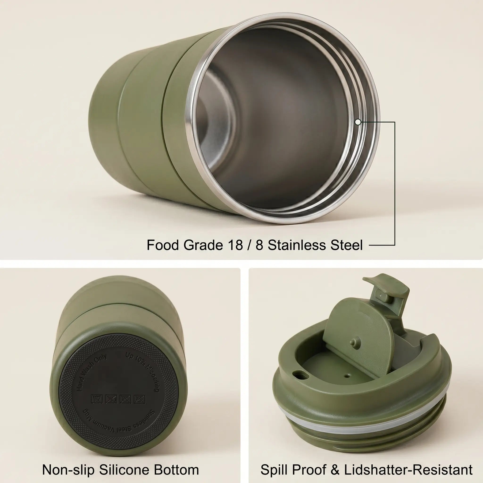Sipora Travel Mug | Leakproof Insulated Coffee Tumbler