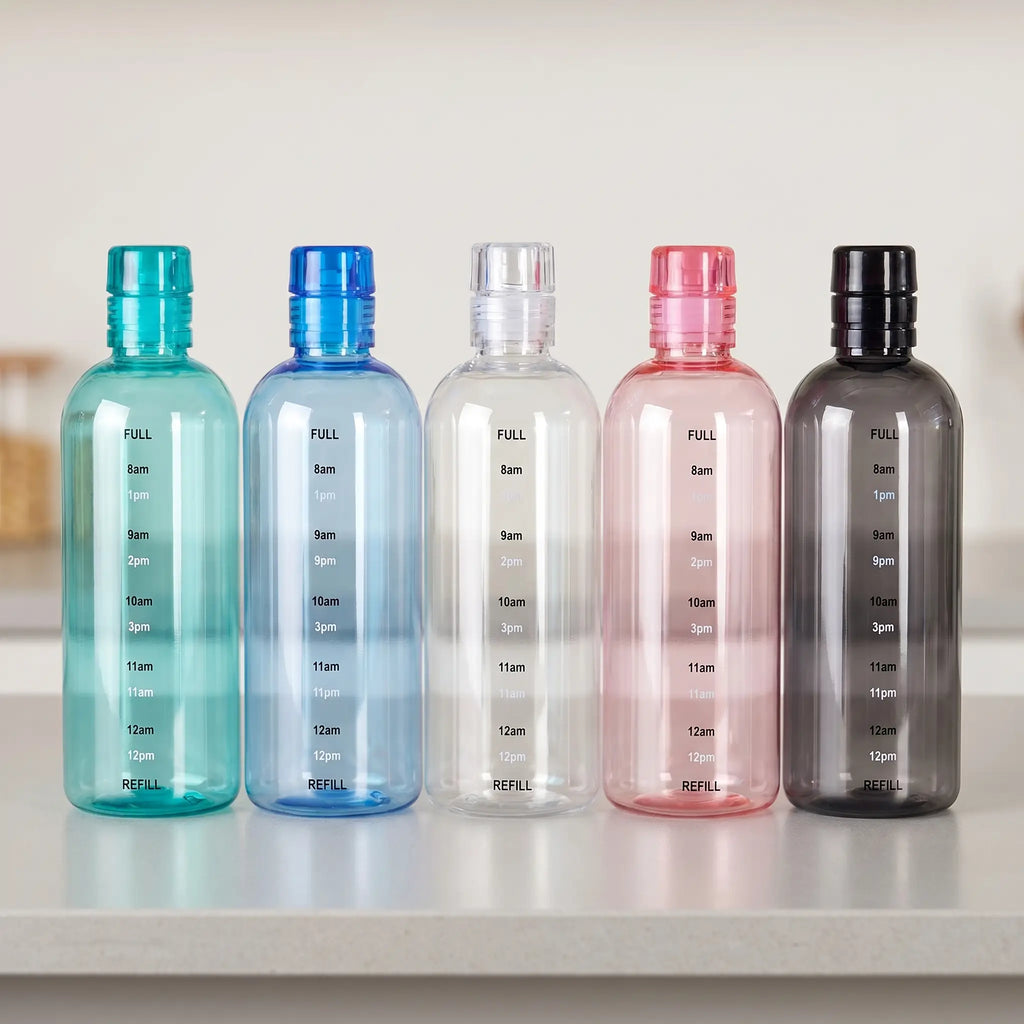 Transparent Glass Water Bottle | 500ml